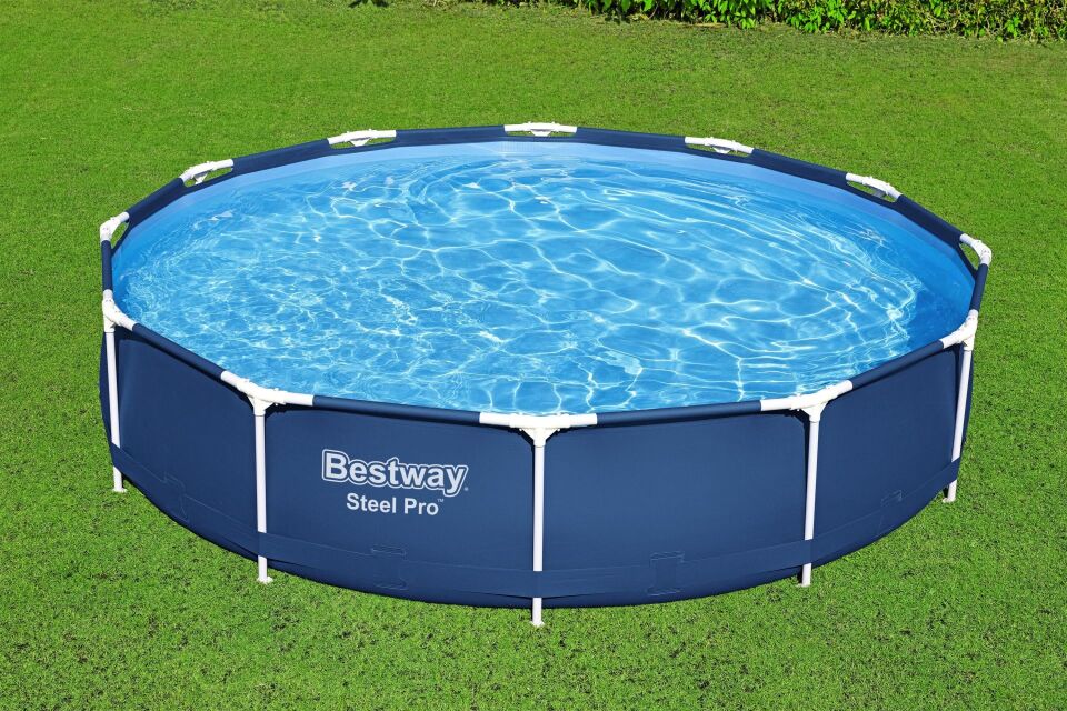 Bestway® 56681 Steel Pro™ Prefabrik Yerüstü Çember Havuz Seti 3,66 m x 76 cm