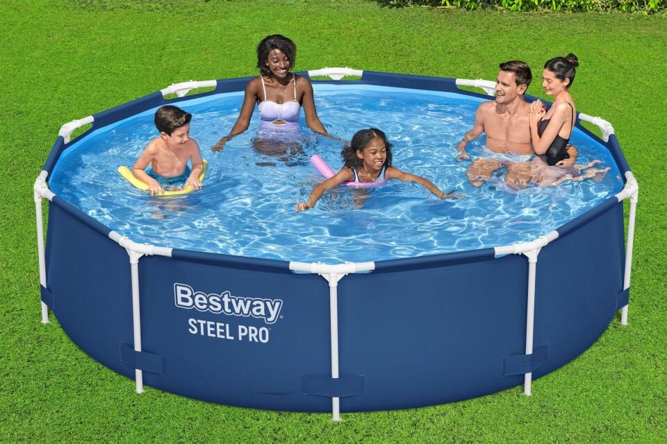 Bestway® 56679 Steel Pro™ Prefabrik Yerüstü Çember Havuz Seti 3,05 m x 76 cm