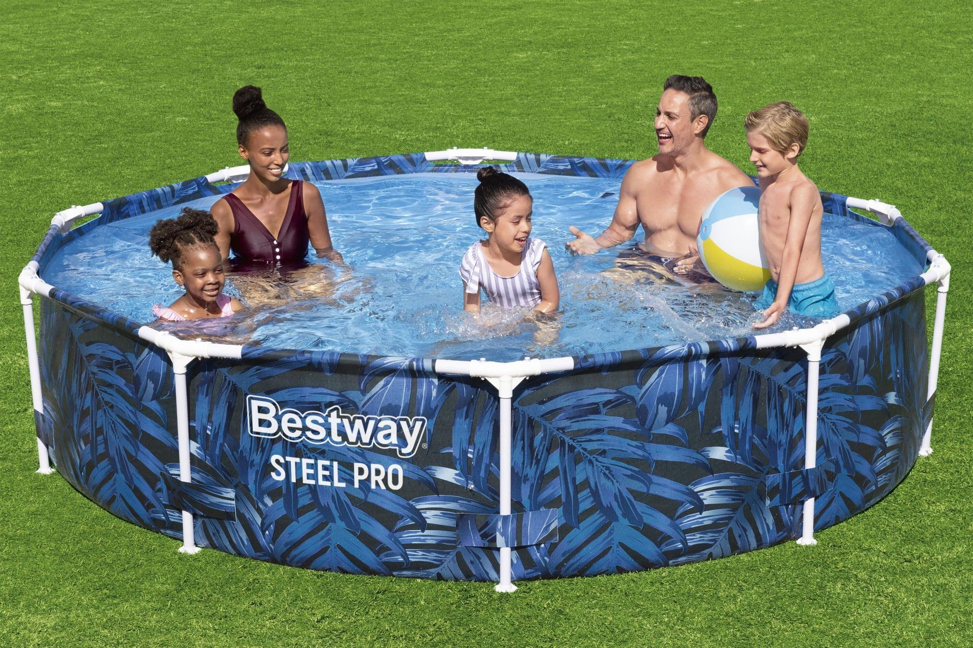 Bestway® 56985 Steel Pro® Çember Prefabrik Yer Üstü Havuz 3,05 m x 66 cm
