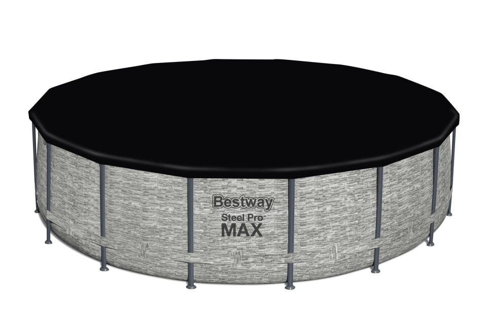 Bestway® 5619E Steel Pro MAX™ Prefabrik Yer Üstü Çember Havuz Seti 4,88 m x 1,22 m