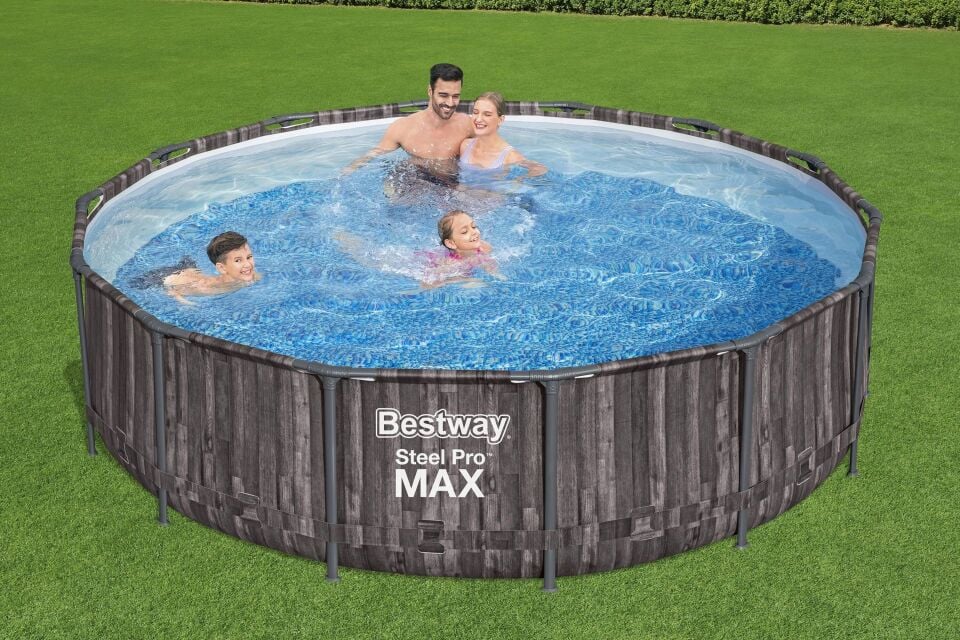 Bestway® 5614Z Steel Pro MAX™ Prefabrik Yer Üstü Çember Havuz Seti4,27 m x 1,07 m