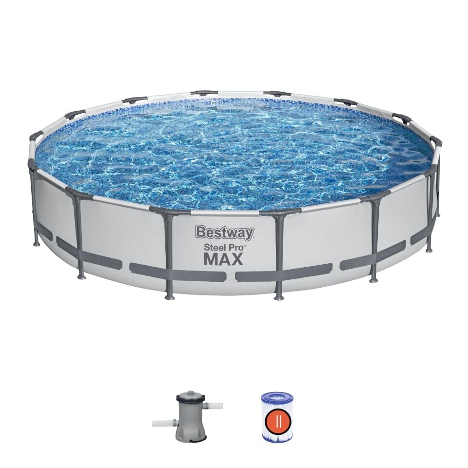 Bestway® 56595 Steel Pro MAX™ Prefabrik Yer Üstü Havuz Seti 4,27 m x 84 cm
