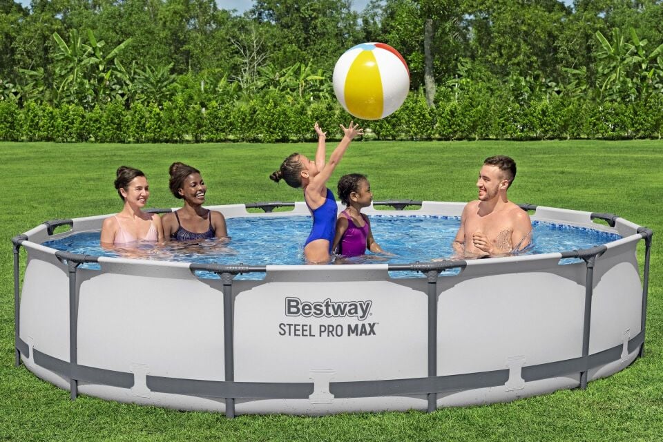 Bestway® 56416 Steel Pro MAX™ Yerüstü Prefabrik Havuz Seti 3.66 m x 76 cm