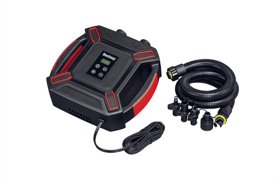 Bestway® 62265 PowerGrip™ Şişme Sörf Tahtası İçin Yüksek Basınçlı Elektrikli Hava Körüğü