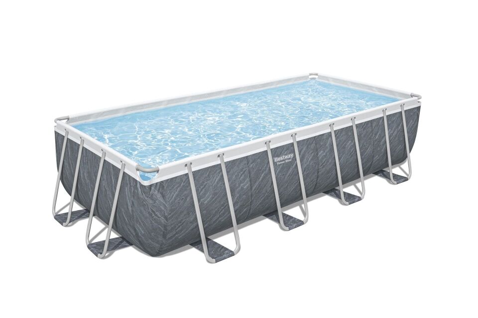 Bestway® 56998 Power Steel™ Prefabrik Yerüstü Havuz 5,49 m x 2,74 m x 1,22 m