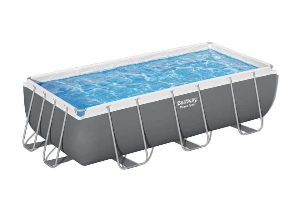 Bestway® 56442 Power Steel™ Prefabrik Yer Üstü Havuz Seti 4,04 m x 2,01 m x 1,00 m