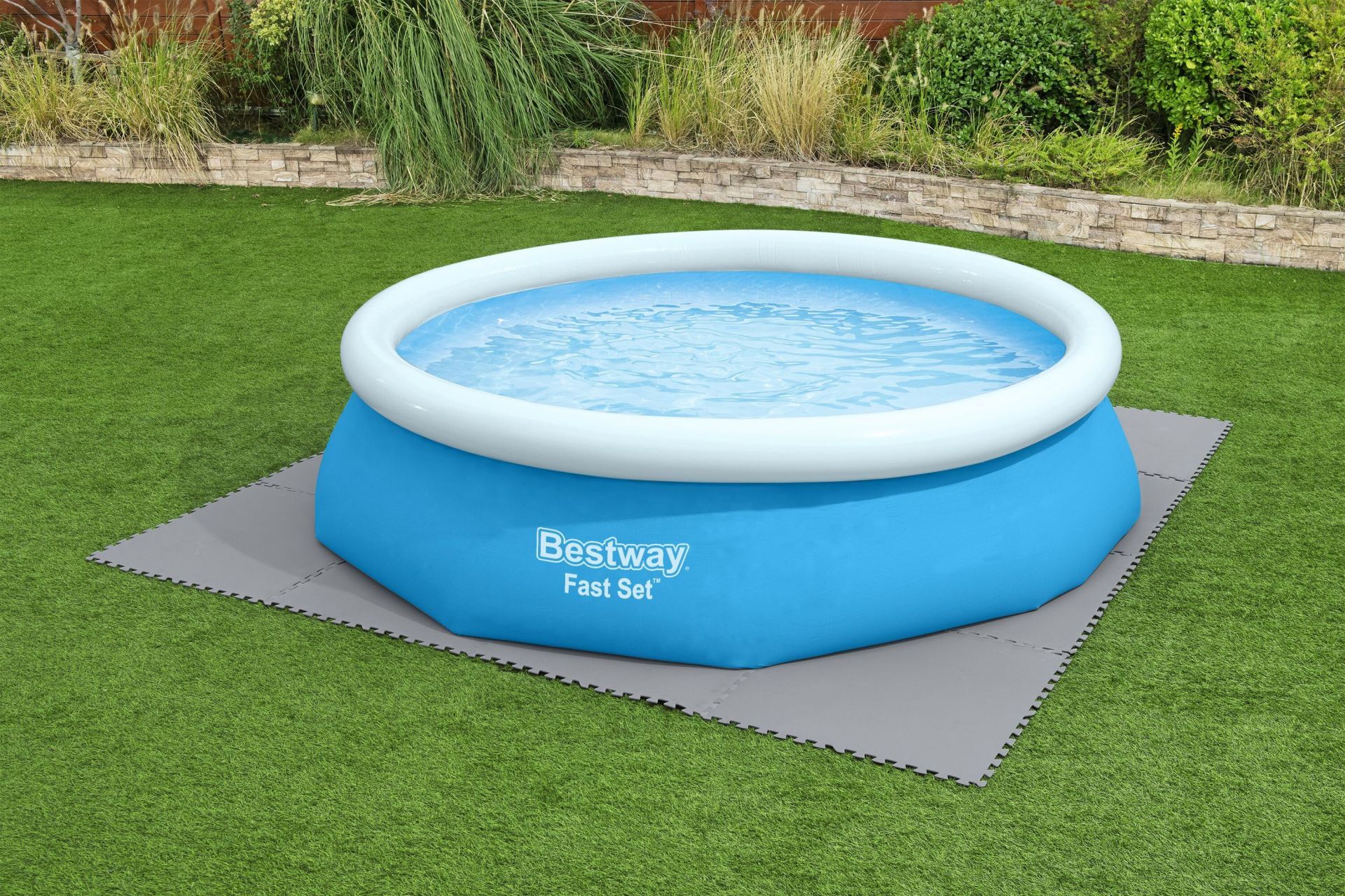 Bestway® 58636 78 cm x 78 cm Parçalı Zemin Koruyucu Mat, 9'lu Paket