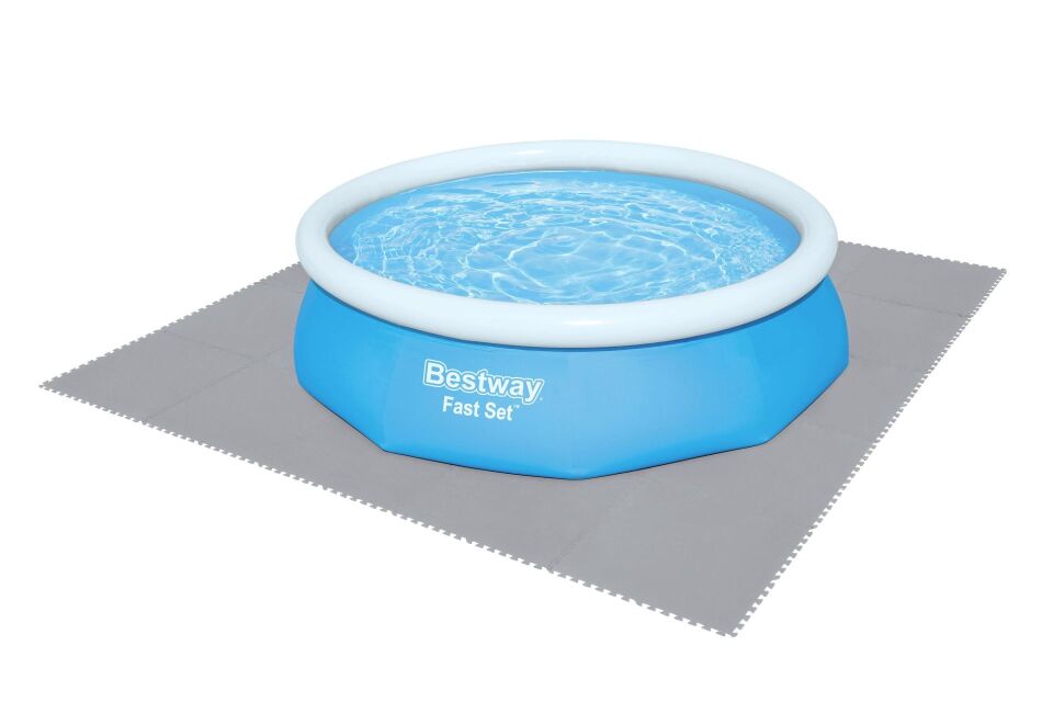 Bestway® 58636 78 cm x 78 cm Parçalı Zemin Koruyucu Mat, 9'lu Paket