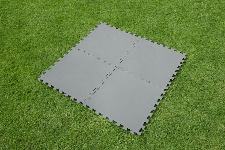 Bestway® 58639 50 cm x 50 cm Parçalı Zemin Koruyucu, 9'lu Paket