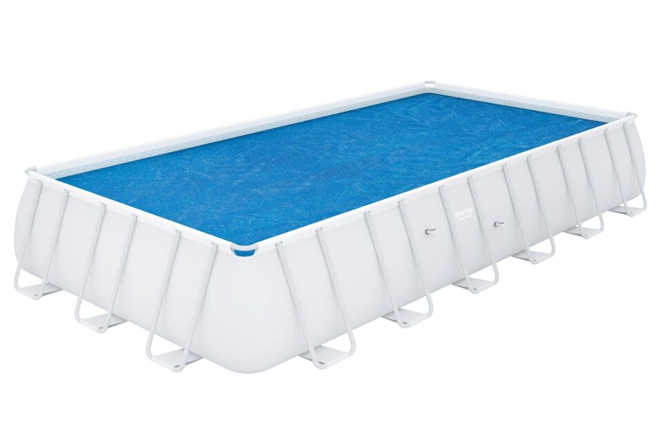 Bestway® 58228 Güneş Isıtmalı Dikdörtgen Havuz Örtüsü - 6,40 m x 7,32 m yerüstü havuzlar için