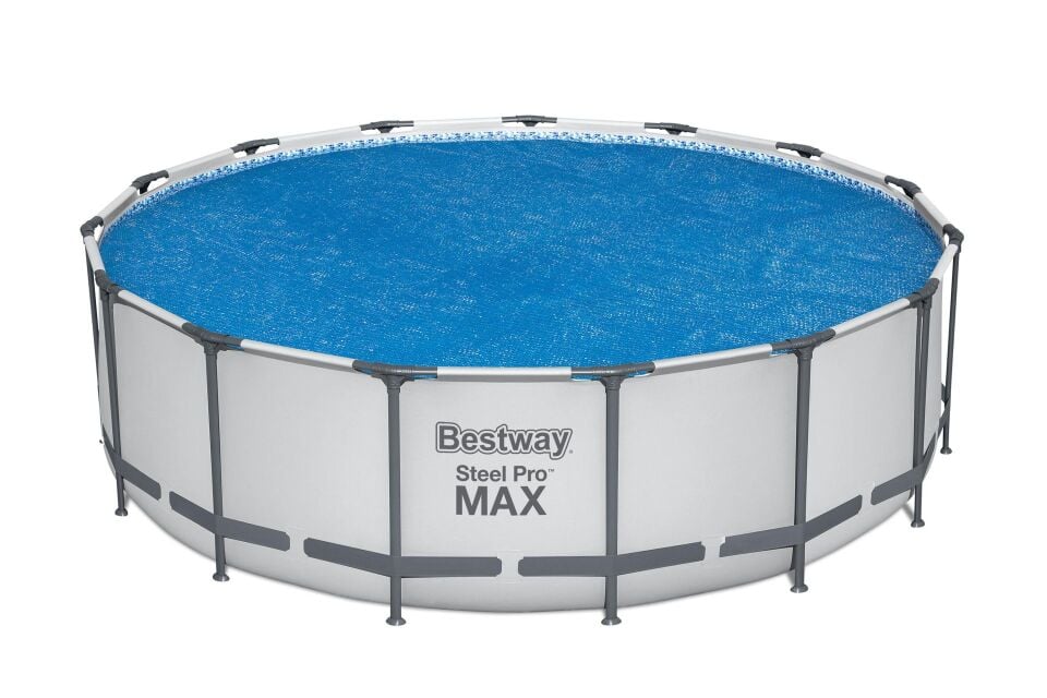 Bestway® 58253 Sera Etkili Solar Havuz Örtüsü - Yuvarlak 4.57 m and 4.88 m Yer Üstü Havuz İçin