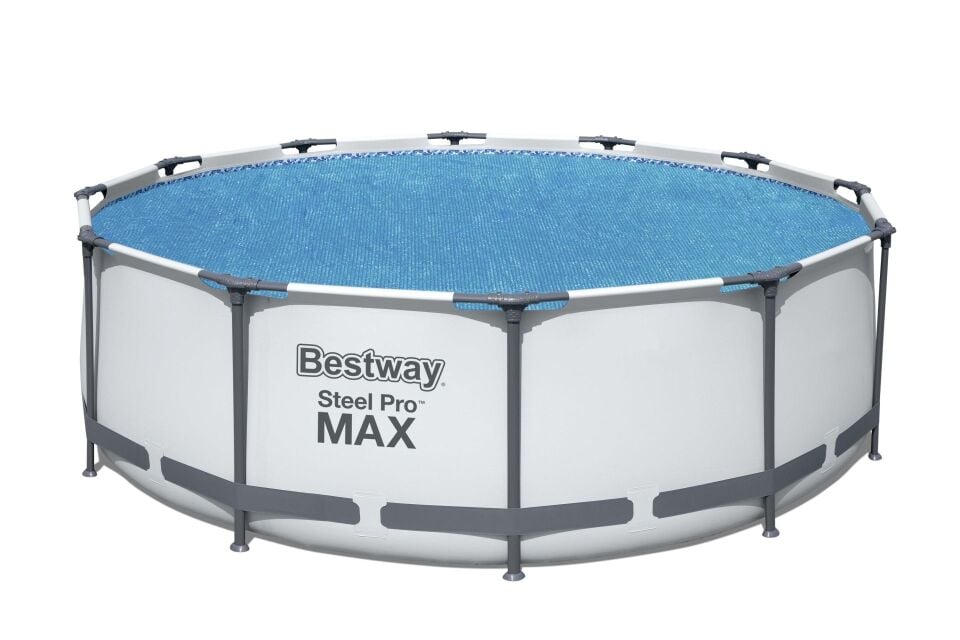 Bestway® 58242 Güneş Isıtmalı Havuz Örtüsü - 3,66m ve 3,96m çaplı yerüstü havuzlar için
