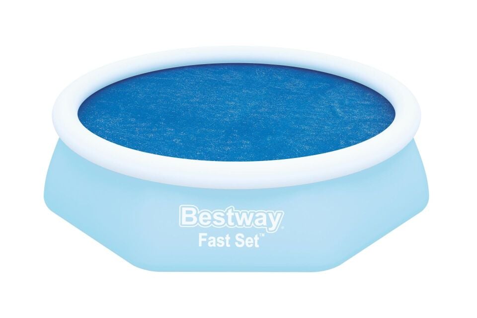 Bestway® 58060 Fast Set™ Güneş Isıtmalı Havuz Örtüsü - 2,44 m çaplı şişme ve prefabrik yerüstü havuzlar için