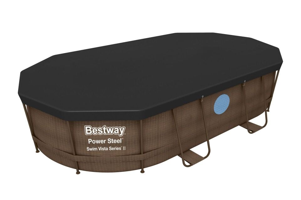 Bestway® 58425 Oval Havuz Örtüsü - 4,27 m x 2,50 m Yerüstü Havuzlar için