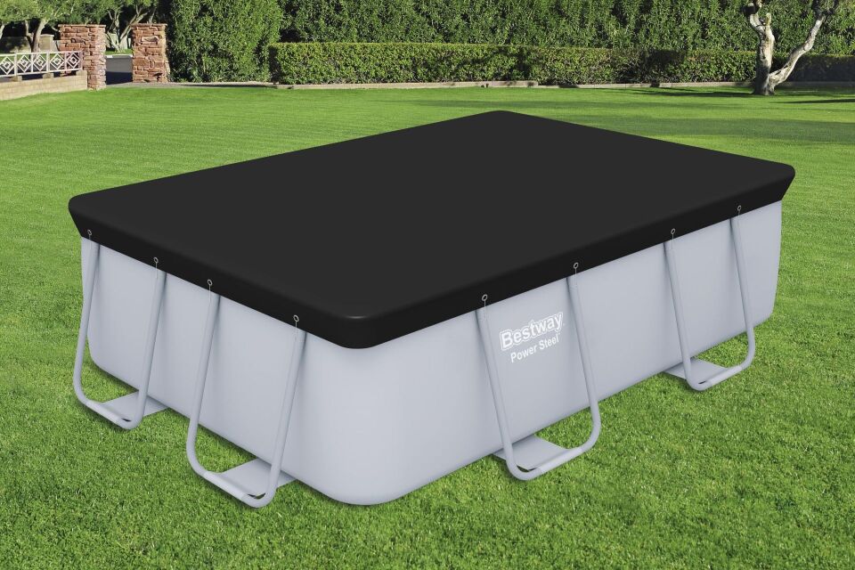 Bestway® 58442 Dikdörtgen Havuz Örtüsü - 2,82 m x 1,96 m Yerüstü Havuzlar için