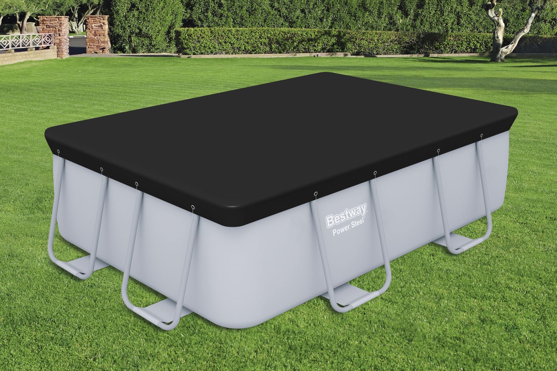 Bestway® 58442 Dikdörtgen Havuz Örtüsü - 2,82 m x 1,96 m Yerüstü Havuzlar için