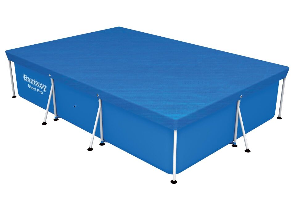 Bestway® 58106 Dikdörtgen Havuz Örtüsü - 3,00m x 2,01m Yerüstü Havuzlar için