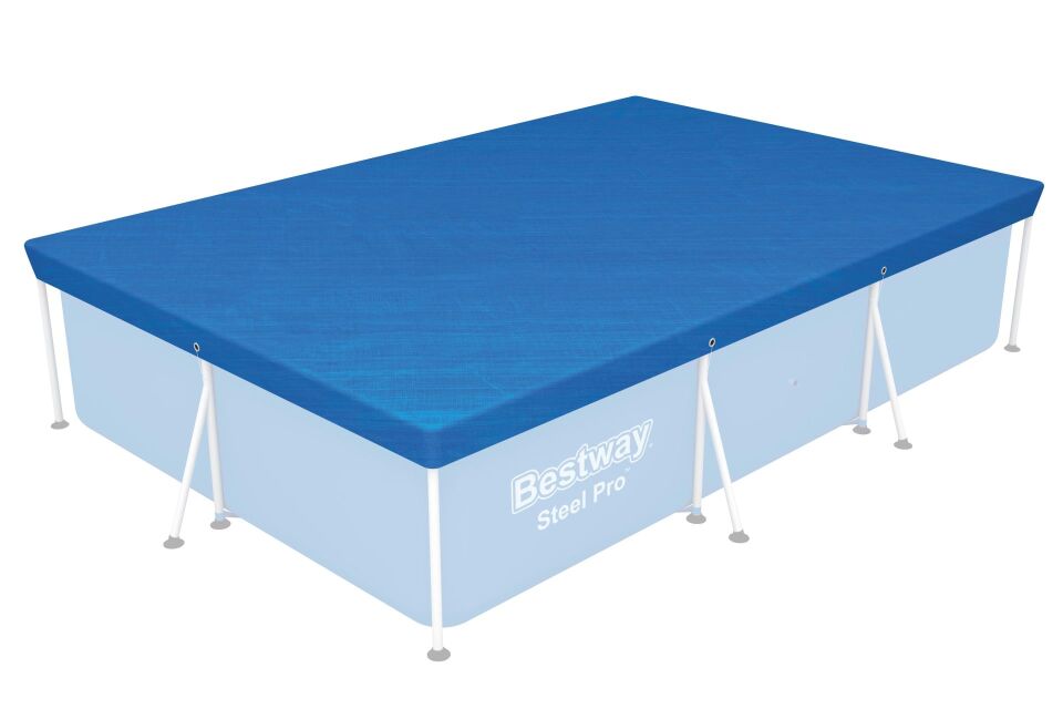 Bestway® 58106 Dikdörtgen Havuz Örtüsü - 3,00m x 2,01m Yerüstü Havuzlar için