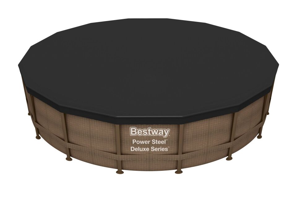 Bestway® 58249 Havuz Örtüsü - 4,57m ve 4,88 m çaplı yerüstü havuzlar için