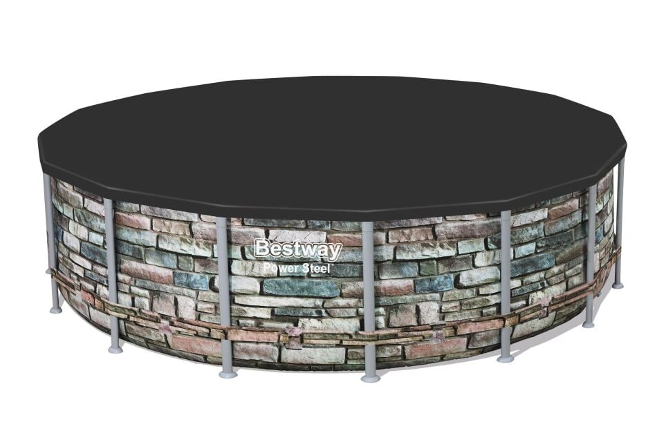 Bestway® 58249 Havuz Örtüsü - 4,57m ve 4,88 m çaplı yerüstü havuzlar için