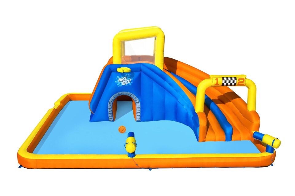 H2OGO!® 53377 Super Speedway™ Çocuklar İçin Şişme Su Parkı  2.65 m