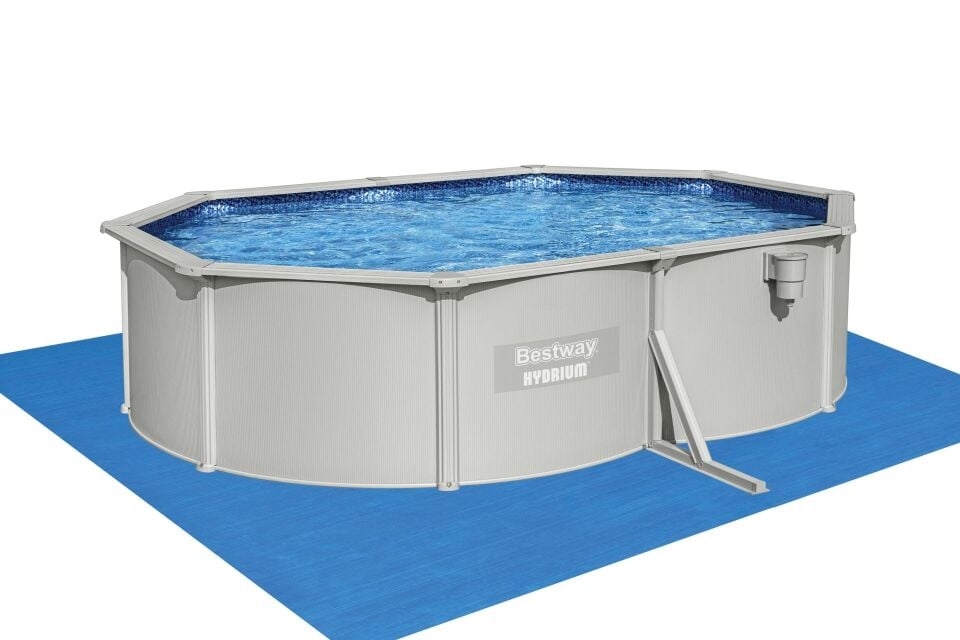 Bestway® 56586 Hydrium™ Çelik Duvarlı Prefabrik Yer Üstü Havuz Seti 5,00 m x 3,66 m x 1,22 m