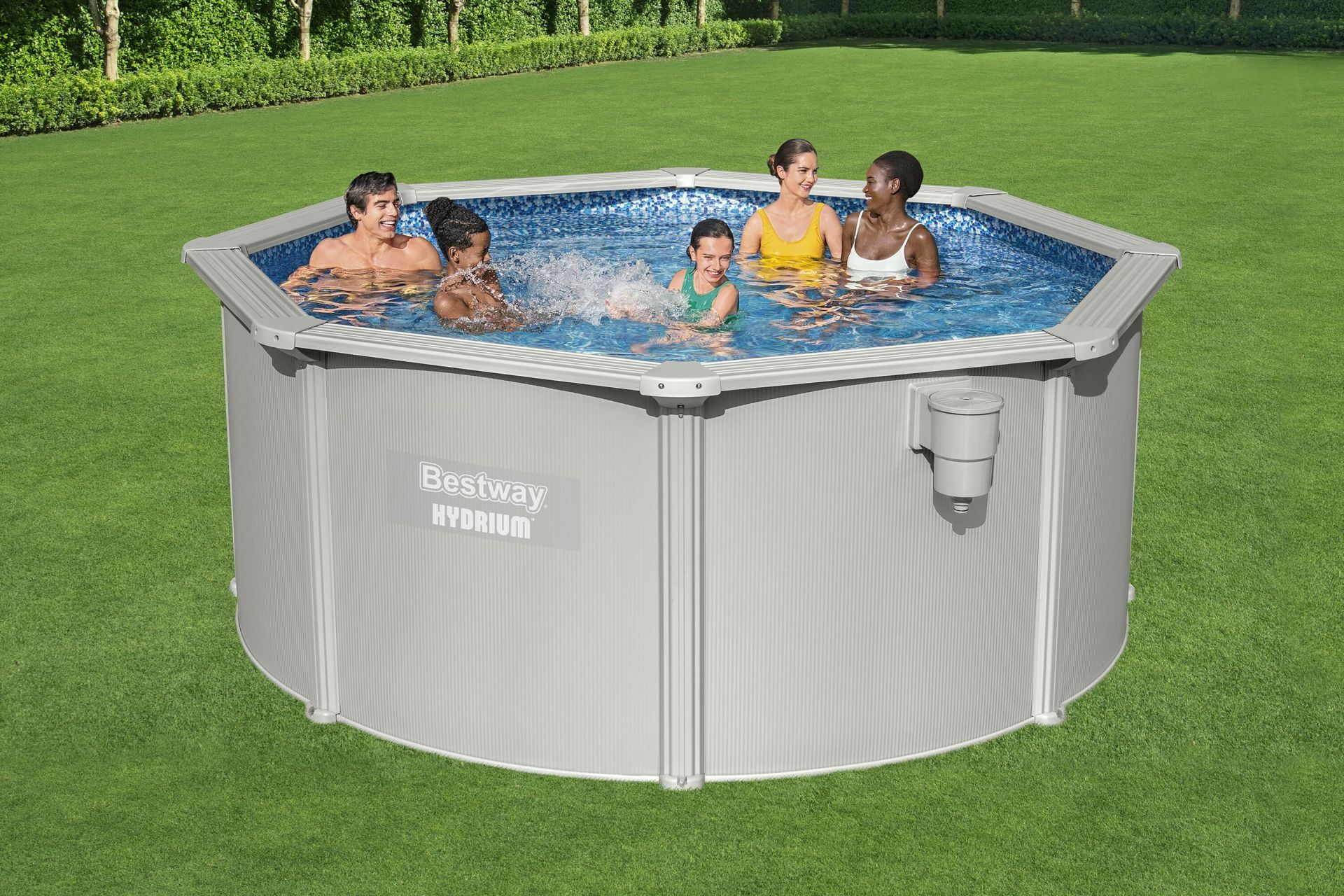 Bestway® 56566 Hydrium™ Çelik Duvarlı Prefabrik Yer Üstü Havuz Seti 3,05m x 1,22 m