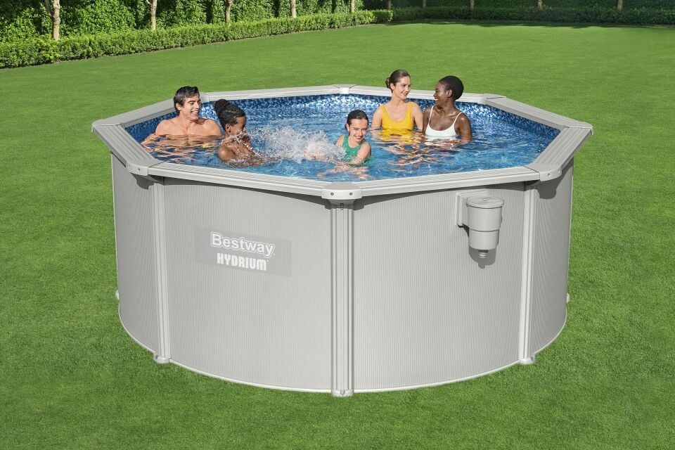 Bestway® 56566 Hydrium™ Çelik Duvarlı Prefabrik Yer Üstü Havuz Seti 3,05m x 1,22 m