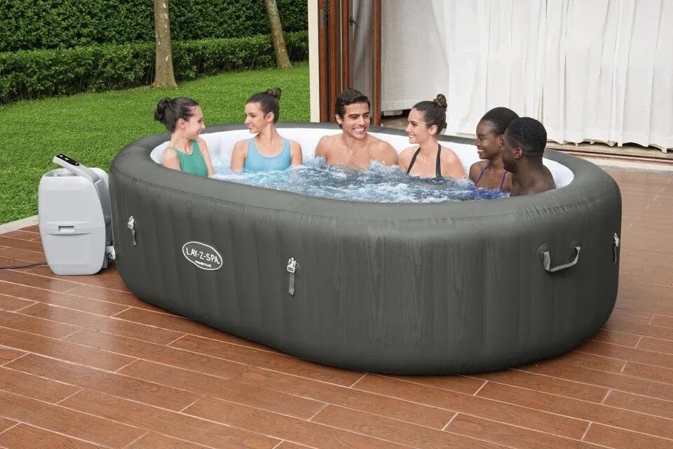 Lay-Z-Spa® 60067 Mauritius Smart AirJet™ Şişme Spa Havuzu, 5-7 kişilik 270 X 180 X 71 cm