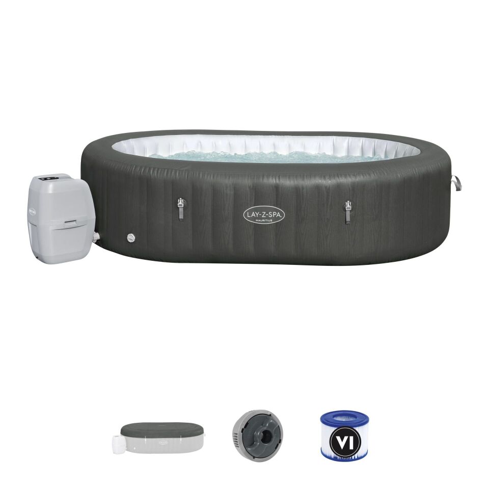 Lay-Z-Spa® 60067 Mauritius Smart AirJet™ Şişme Spa Havuzu, 5-7 kişilik