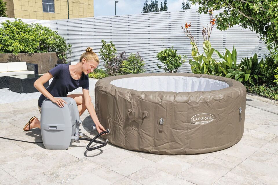 Lay-Z-Spa® 60017 Palm Springs AirJet™ Şişme Spa Havuzu, 4-6 kişilik