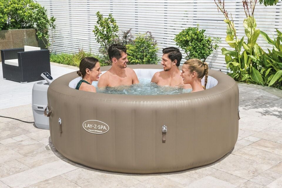 Lay-Z-Spa® 60017 Palm Springs AirJet™ Şişme Spa Havuzu, 4-6 kişilik