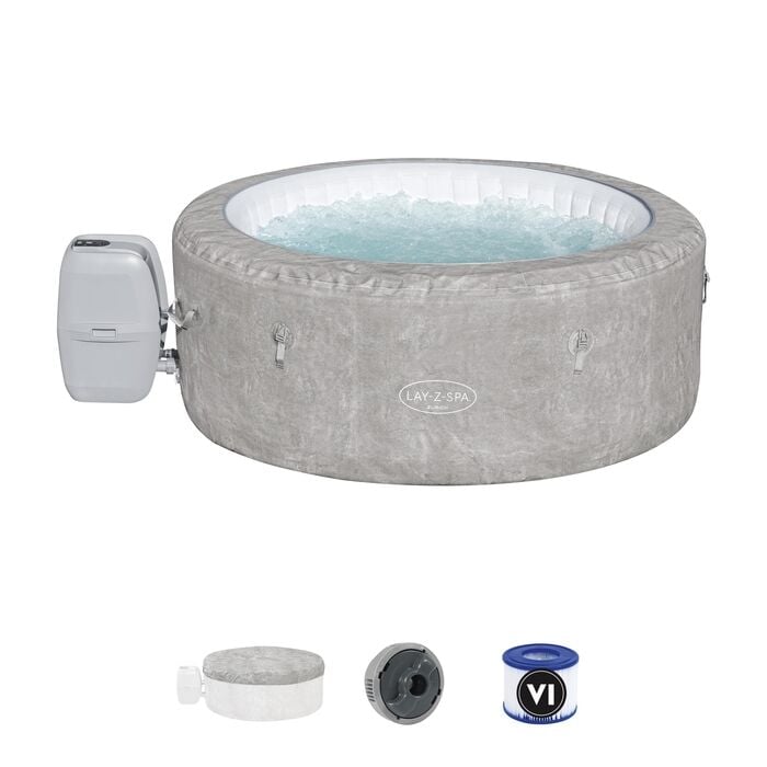 Lay-Z-Spa® 60017 Palm Springs AirJet™ Şişme Spa Havuzu, 4-6 kişilik 196 X 71 cm