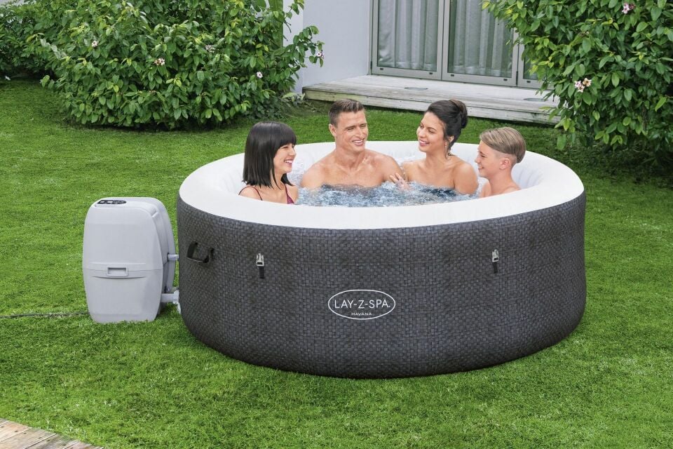 Lay-Z-Spa® 60035 Havana Smart Signature AirJet™  Şişme Spa Havuzu, Mobil Uygulama Kontrollü, 2-4 kişilik