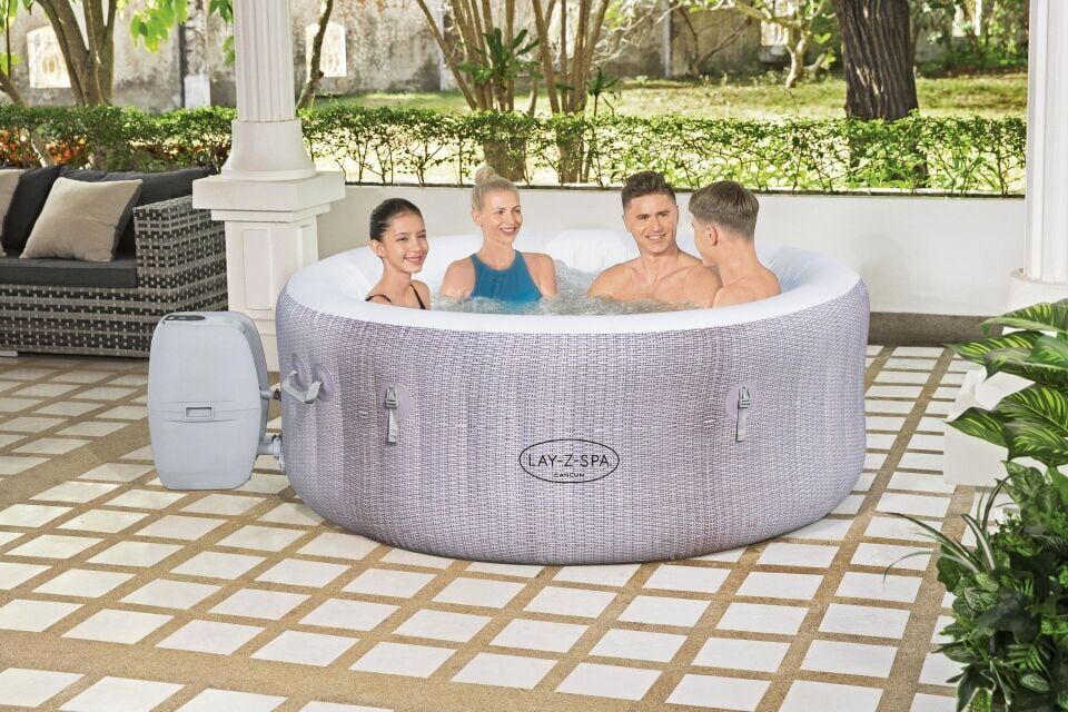 Lay-Z-Spa® 60003 Cancun Signature AirJet™ Şişme Spa Havuzu, 2-4 kişilik 180 X 66 cm