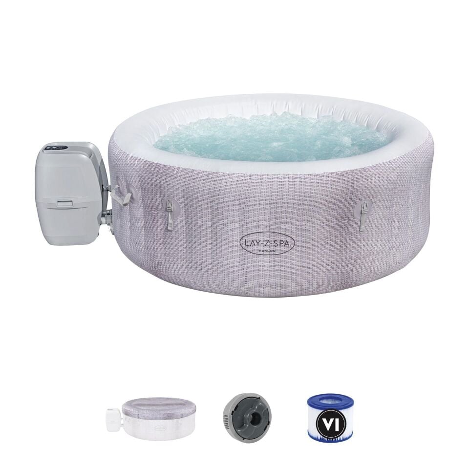 Lay-Z-Spa® 60003 Cancun Signature AirJet™ Şişme Spa Havuzu, 2-4 kişilik