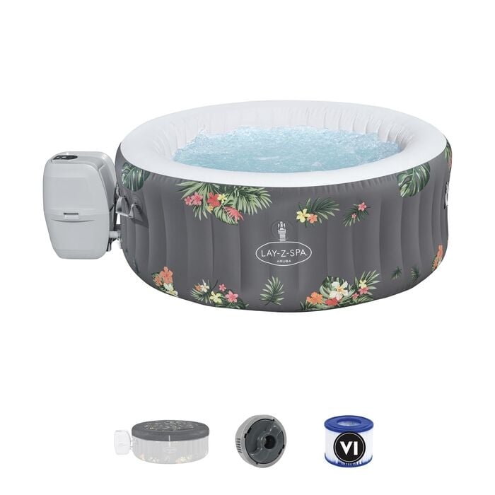 Lay-Z-Spa® 60061 Aruba Signature AirJet™ Şişme Spa Havuzu, 2-3 kişilik 170 X 66 cm