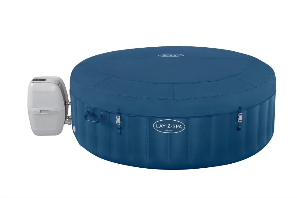 Lay-Z-Spa® 60029 Milan Smart AirJet Plus™ Şişme Spa Havuzu, Mobil Uygulama Kontrollü, 4-6 kişilik
