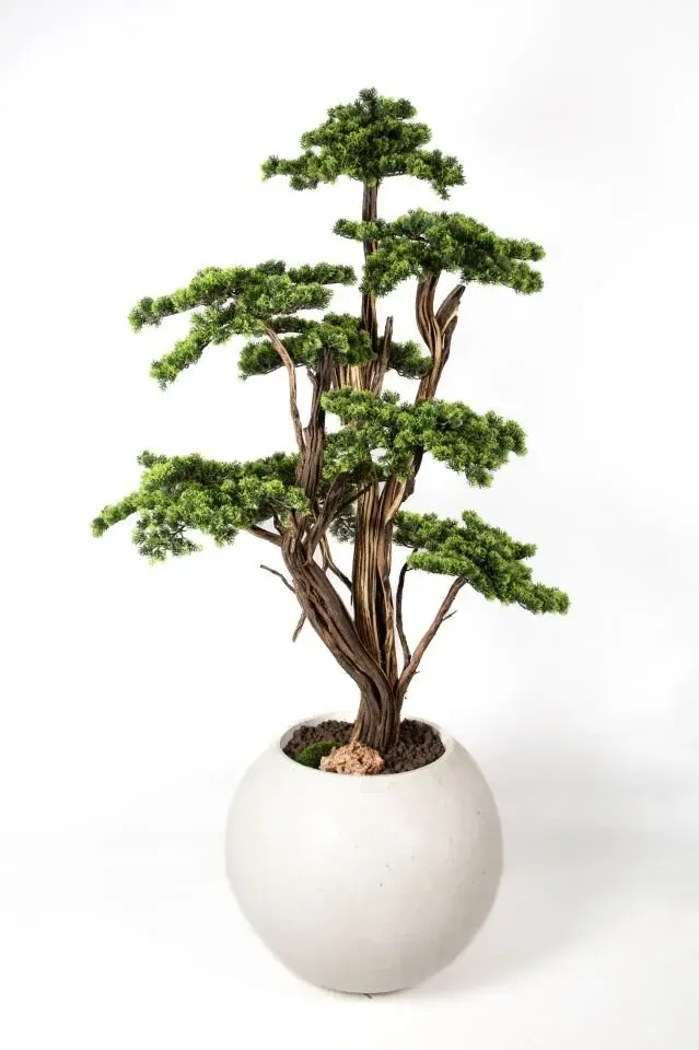 Doğal Gövdeli Yapay Bonsai Ağaç Saksılı 80 X 190 cm SA2193-004