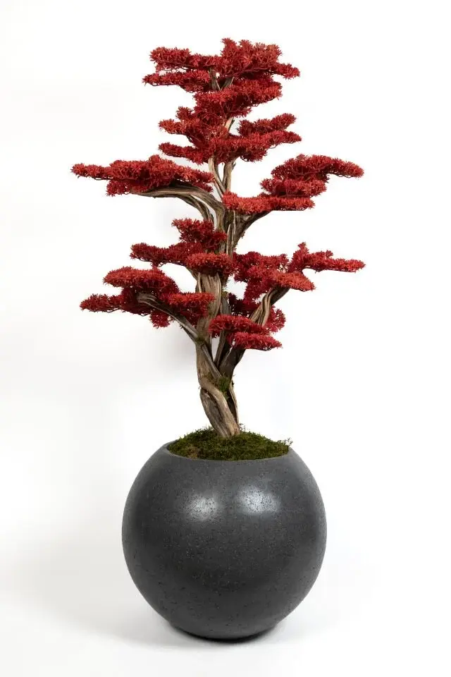 Doğal Gövdeli Yapay Bonsai Ağaç Saksılı 80 X 170 cm SA2194-028