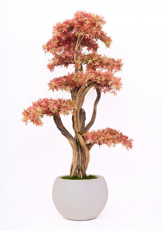 Doğal Gövdeli Yapay Bonsai Ağaç Saksılı 83 X 170 cm SA2239-003