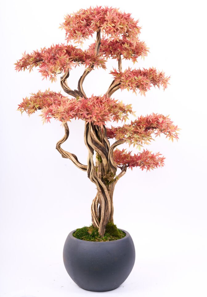 Doğal Gövdeli Yapay Bonsai Ağaç Saksılı 83 X 160 cm SA2239-005
