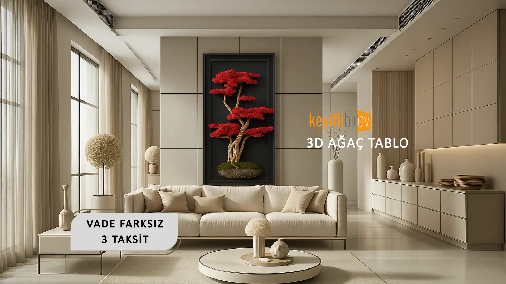 3D Ağaç Tablo