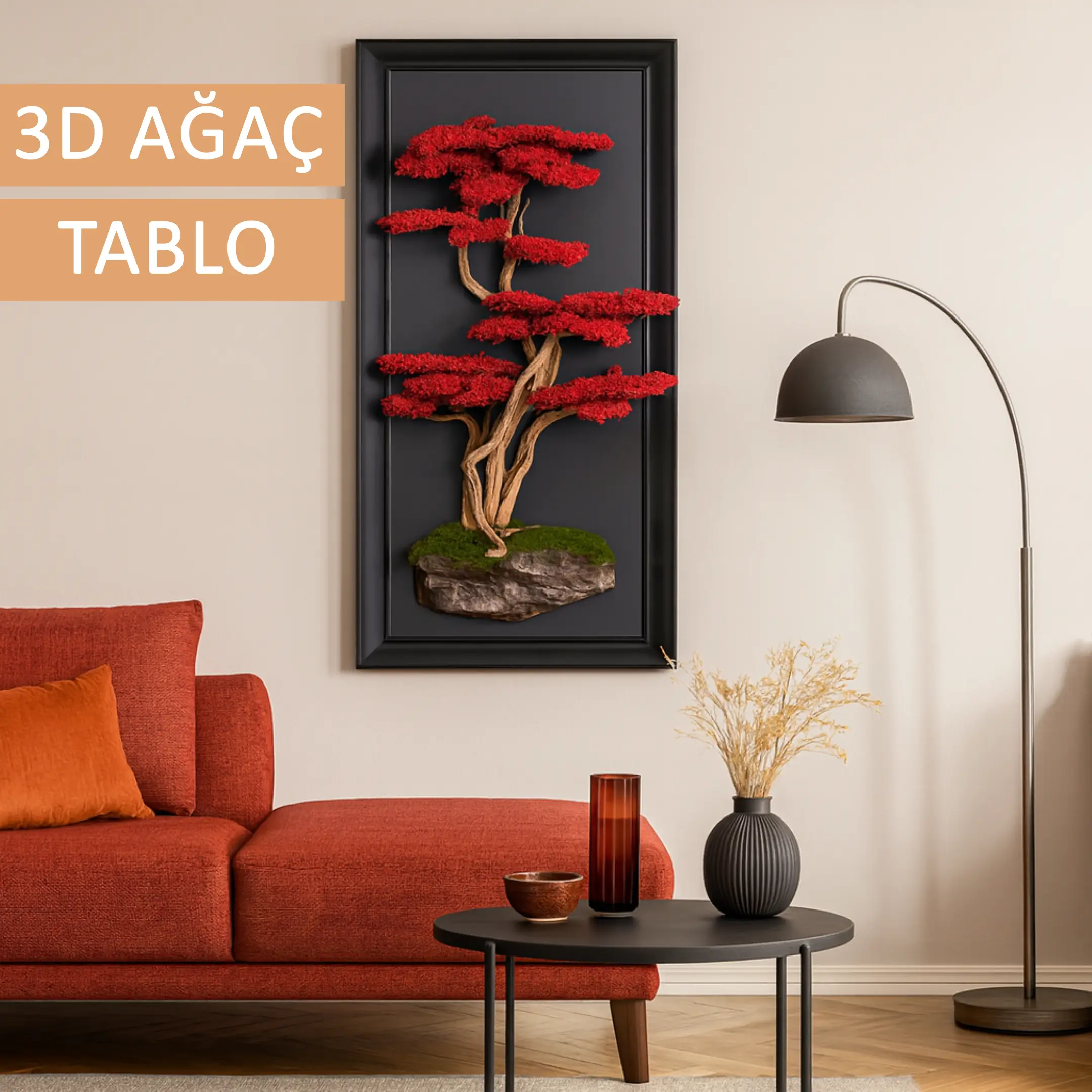 3D Ağaç Tablo